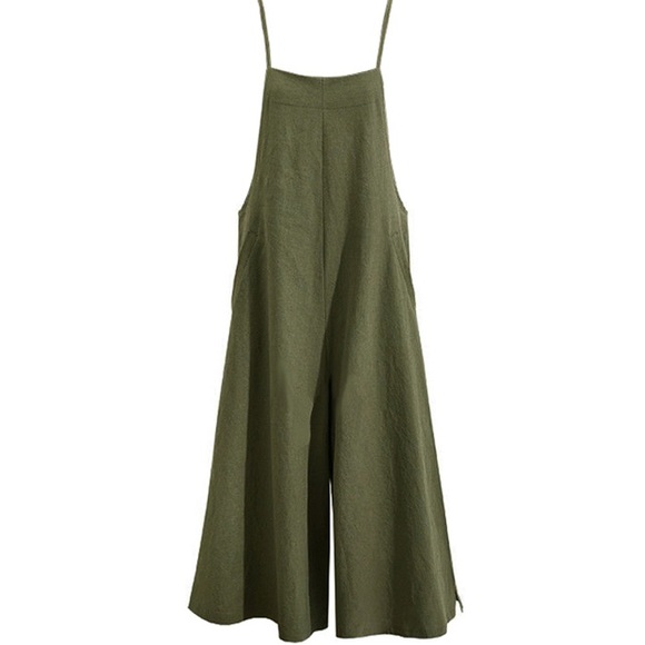 ❤️❤️❤️
 Earth tones suspender jumpsuit - Picture 4 of 6